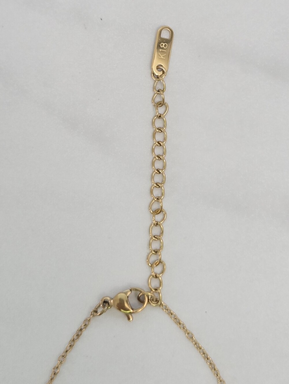 Two Tone Gold & Silver Pendant Necklace Minimalist Jewelry - Picture 8 of 16